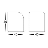 Havit Lighting Lighting HV3284T-WHT-12V - Patra White Surface Mounted LED Wall Light Lights-For-You HV3284T-WHT-12V